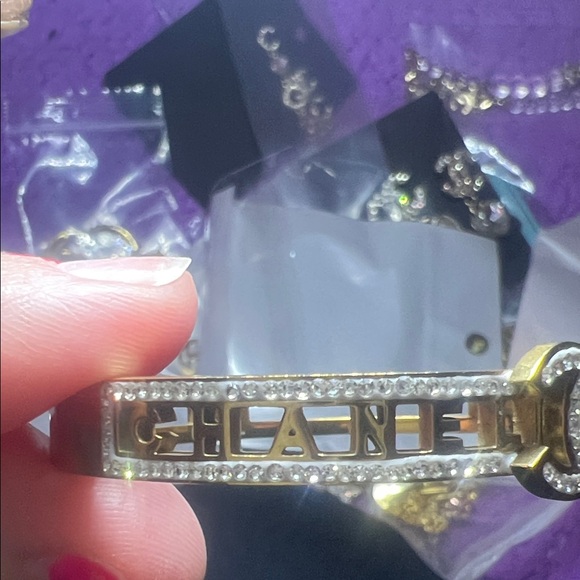 Gold and Silver Women's Bracelet - Picture 2 of 4